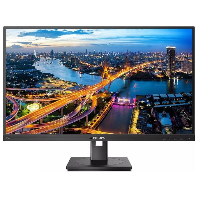 Philips 276B1-00 Monitor PC 27'' IPS QHD 2560x1440 USB-C Docking 90W Ethernet Hub USB Flicker Free colore Nero