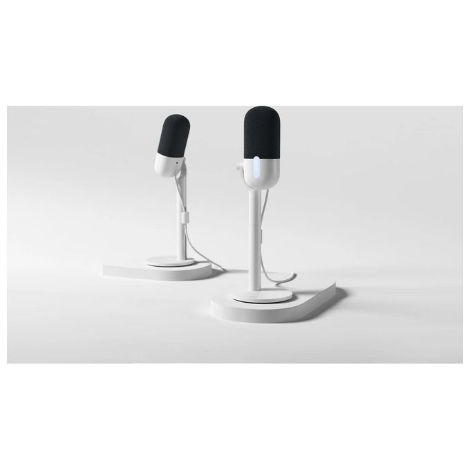 Elgato 10MAI9901 Wave Neo Microfono da tavolo USB 3.5 mm Condensatore Cardiode Bianco