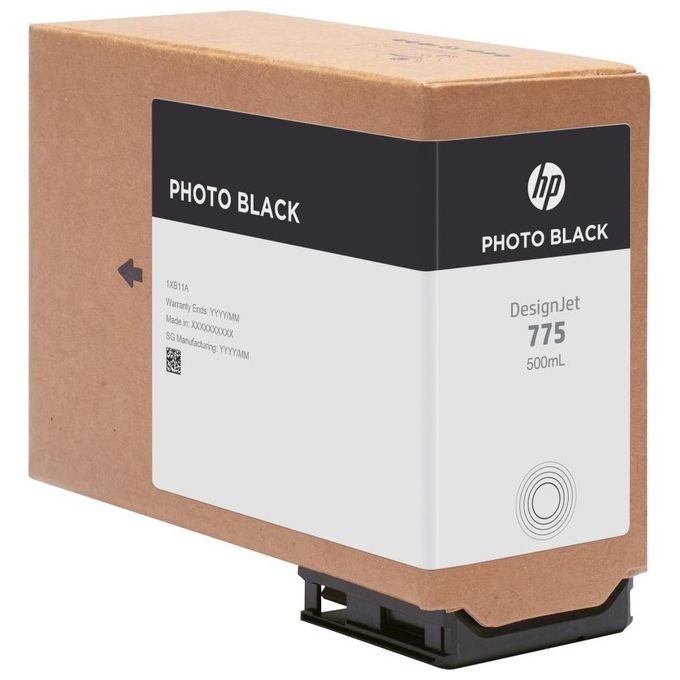 HP 1XB21A Cartuccia di Inchiostro Originale 500 ml per HP DesignJet Z6 Pro Z9+ Pro Foto Nero colore Nero Fotografico