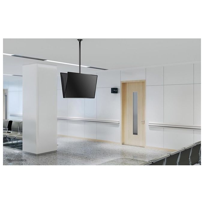 Neomounts FPMA-C340DBLACK Supporto a Soffitto per 2 Monitor TV 32'' 75'' VESA 400x400 50 Kg colore Nero