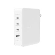 Belkin WCH014BTWH BoostCharge Pro Alimentatore da Parete GaN 140W 3 Porte USB-C 1 Porta USB-A colore Bianco