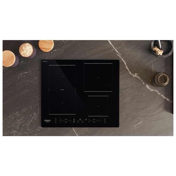 Hotpoint HB 4860C CPNE Piano cottura a induzione 59 cm 4 zone Flexi Duo Touch 7200 W colore Nero