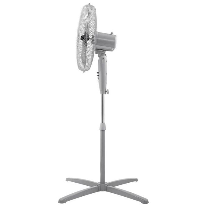 Ardes AR5ST40PG Steelo Ventilatore a Piantana 40 cm 50W 3 Velocita' Oscillazione Automatica 52 dB colore Grigio