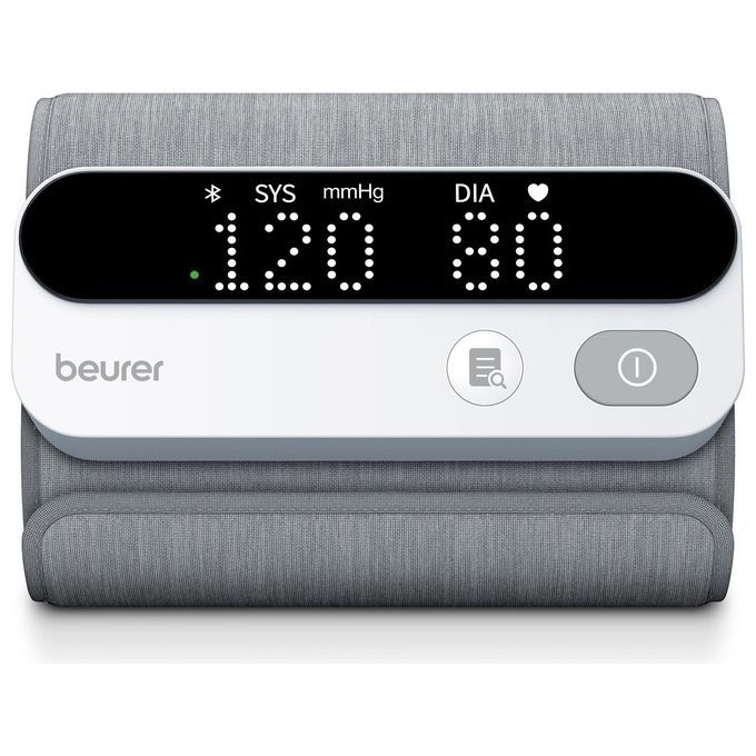 Beurer BM 59 BT Misuratore di Pressione da Braccio Bluetooth rilevamento aritmie indicatore LED 2 utenti 120 misurazioni bracciale 22-42 cm