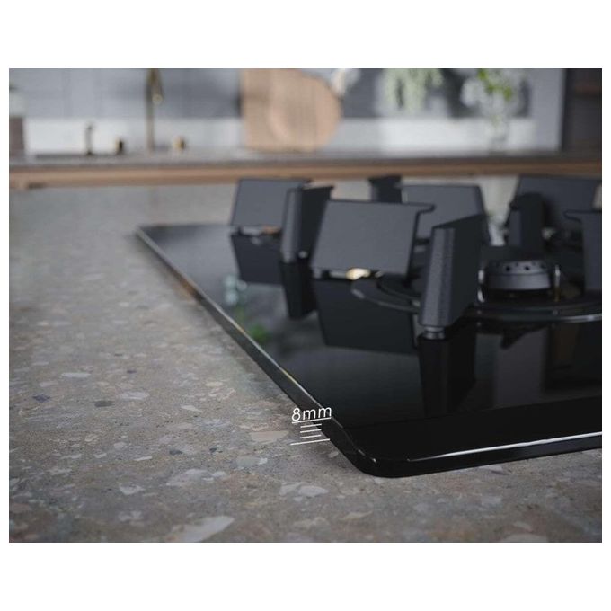 Electrolux KGG643753K Serie 800 Piano cottura Gas 60 cm 4 fuochi FlameLight Hob2Hood StepPower colore Nero