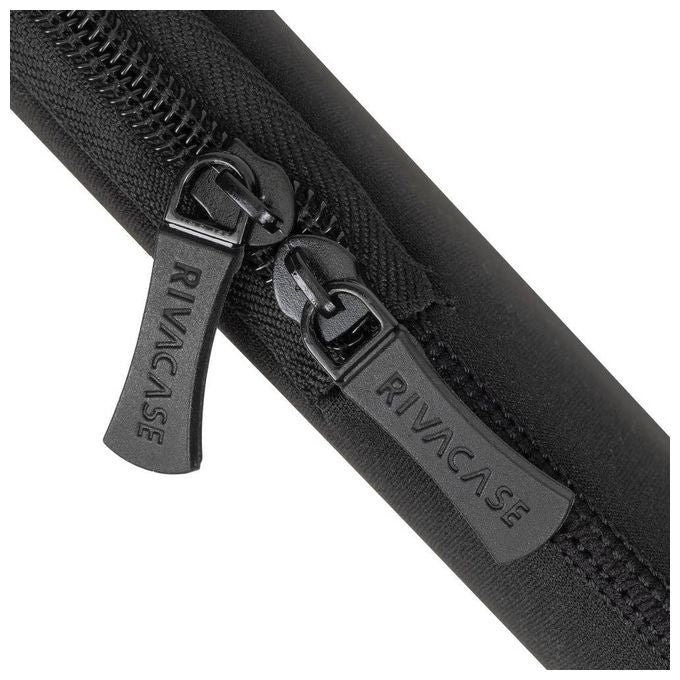 Rivacase Custodia Antishock per Laptop 15.62 Zip Verticale Nero