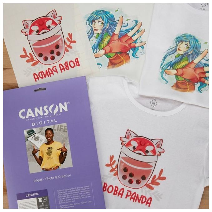 Canson Film Tranfert T-Shirt A4 10 Fogli