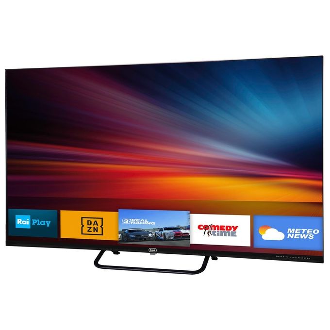 Trevi LTV 4302 SMART Smart TV 43'' Full HD Android 12 DVB-T2 DVB-S2 Wi-Fi LAN 3 HDMI 2 USB CI+ colore Nero