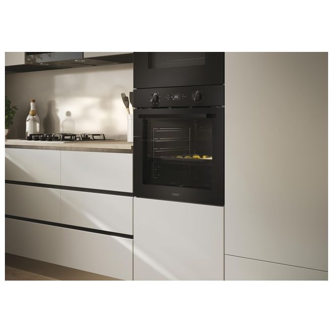 Candy 33703858 Bake 600 Forno da incasso elettrico ventilato 78 L Classe A+ 9 funzioni colore Nero (59.5x59.5x56.8 cm)