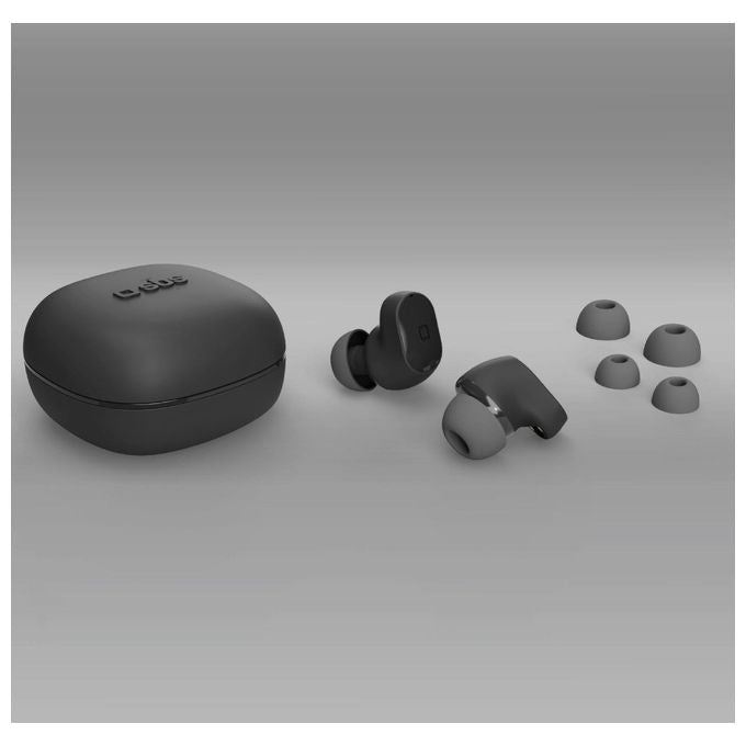 SBS TEEARTWSBUDDYBTK Twin Buddy Auricolare True Wireless Stereo TWS In-ear Bluetooth 5.1 IPX4 Touch Control Custodia USB-C colore Nero