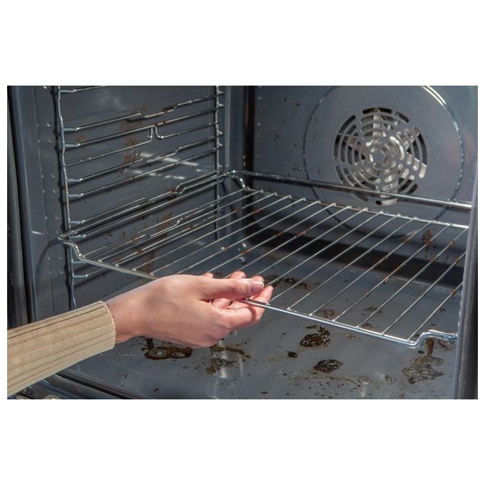 Whirlpool W7 OM5 4S P Forno Elettrico Multifunzione da Incasso Autopulente Capacita' 73 Litri Classe energetica A+ Tecnologia Sesto Senso Ready2cook Cook4 Cook3 Autopulente 8 Funzioni 60 cm Acciaio Inox