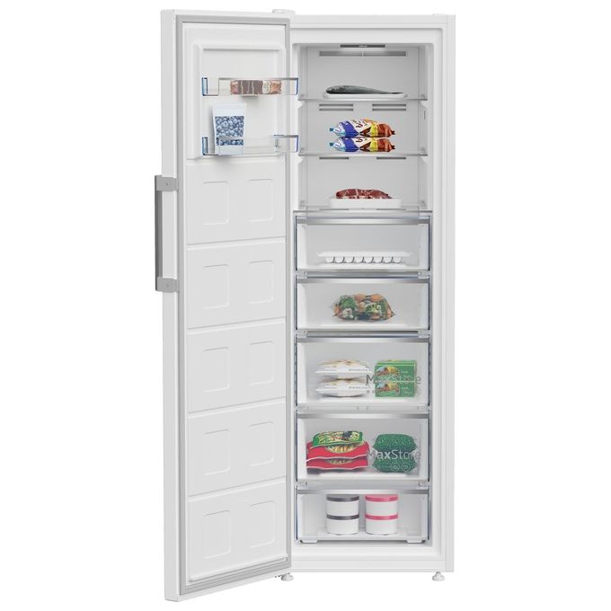 Beko B5RMFNE314W Beyond Congelatore Verticale 286 L 187 cm Classe E 34 dB No Frost Inverter colore Bianco