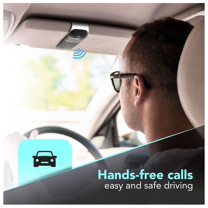 Cellular Line Easy Drive Universale Vivavoce Bluetooth per auto con funzione dualphone