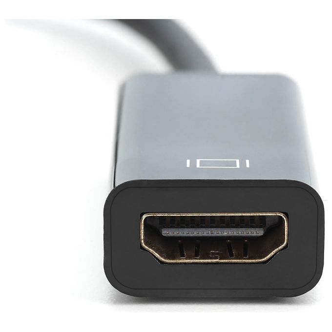 Digitus DB-340400-001-S Adattatore Convertitore DisplayPort HDMI tipo A 1080p Plug and Play colore Nero