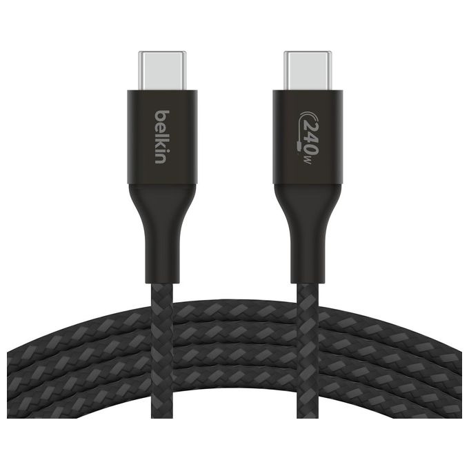 Belkin BOOST CHARGE 240W Nero USB-C-USB-C Cavo 1mt