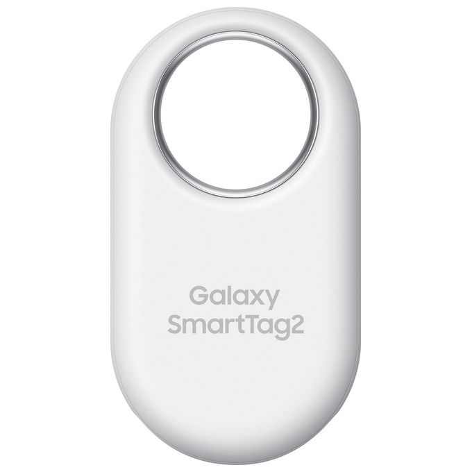 Samsung Galaxy SmartTag2 (1 Pezzo) Localizzatore Bluetooth con Modalita' Smarrito, Design compatto, Batteria a lunga durata, Resistenza IP67, White 2023