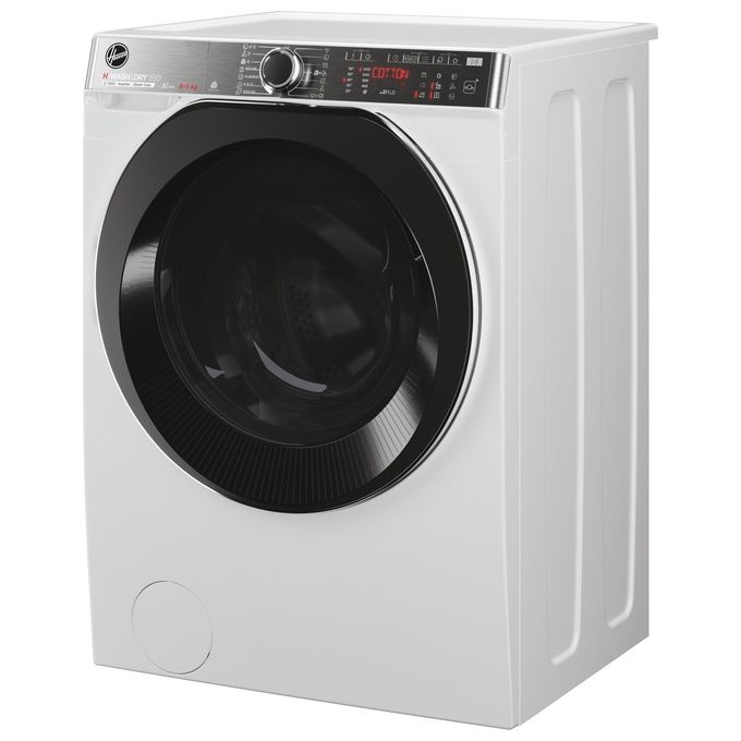 Hoover H5DPB485BC9-1-S H-WashandDry 550 Lavasciuga Slim 8-5 Kg 1400 rpm Classe A Inverter Vapore Wi-Fi (85x60x54 cm) colore Bianco