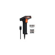 Hamlet HBCS2D120U Lettore di Codici a Barre Portatile 2D 1D QR Code USB Cablato CMOS colore Nero