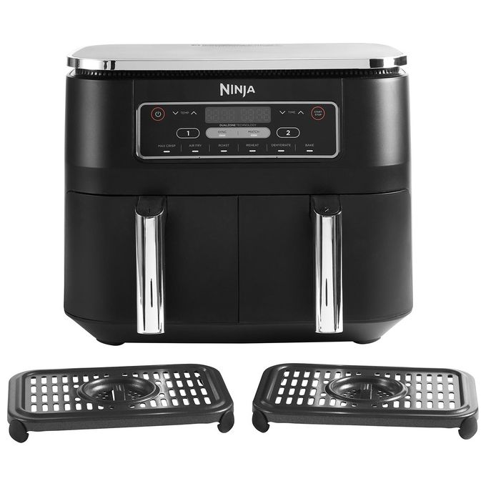 Ninja AF300EU Friggitrice ad aria 7,6 L 2470 W Dual Zone 6 programmi Display digitale colore Nero