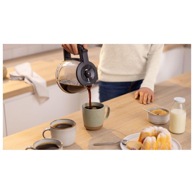 Bosch TKA2M114 Macchina da caffe' Manuale 1,25 L 15 tazze Funzione Mantieni al Caldo colore Rosso 1200