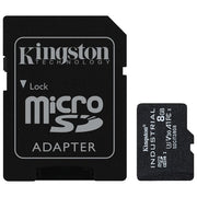 Kingston SDCIT2-8GB Industrial Scheda microSDHC 8GB C10 A1 pSLC UHS-I U3 V30 100MB-s con Adattatore SD colore Nero