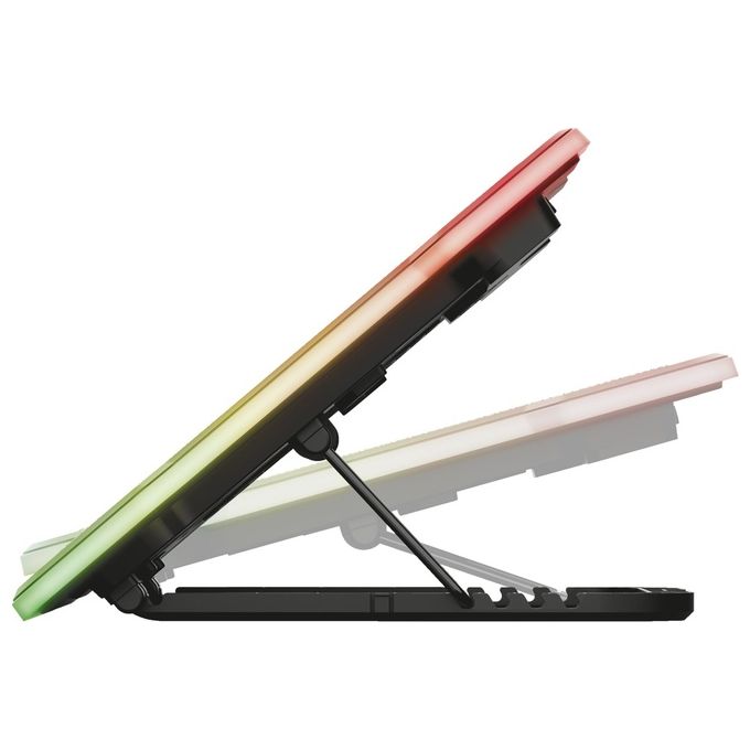 Trust 24192 GXT 1126 Aura Base di Raffreddamento Notebook 17'' 1 Ventola 200mm 700 rpm 30 dB USB RGB colore Nero