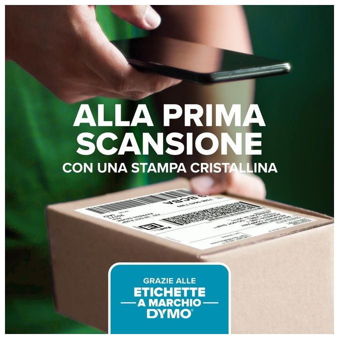 Dymo 2112725 LabelWriter 5XL Stampante di Etichette Termica Diretta 300x300 dpi 53 etichette-min USB colore Nero