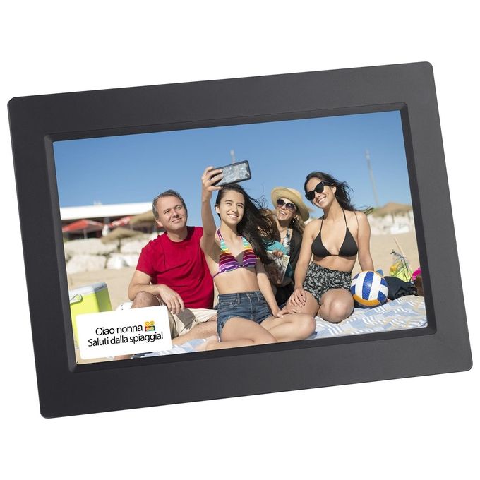 Trevi 0223500 DPL 2235 WF Cornice Digitale 10'' Touchscreen Wi-Fi 8 GB MicroSD Nero