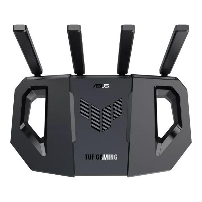 ASUS 90IG0900-MO9C00 TUF Gaming BE3600 Router Dual Band WiFi 7 3600 Mbps CPU Quad Core Broadcom Ethernet 2.5 Gbps colore Nero