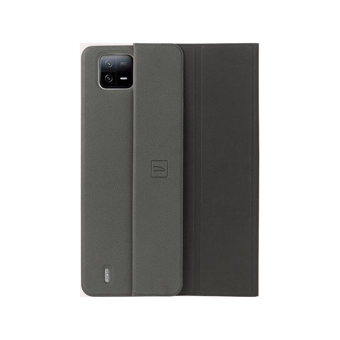 Tucano TAB-3XMP6-BK Tre Custodia Tablet per Xiaomi Pad 6 11'' Ecopelle Policarbonato con Supporto e Porta Penna colore Nero