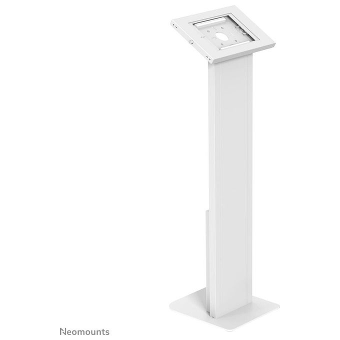 Neomounts FL15-750WH1 Supporto da pavimento per tablet 9.7-11 pollici con blocco antifurto e gestione cavi colore Bianco