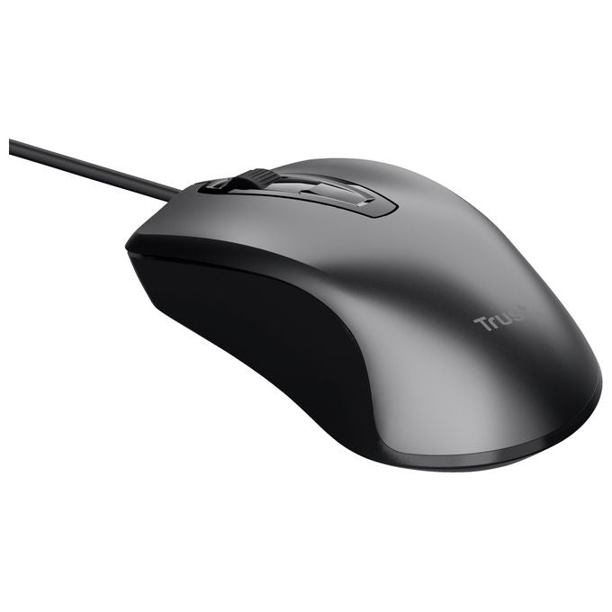 Trust Carve Mouse Usb Tipo A Ottico 1200 Dpi Ambidestro