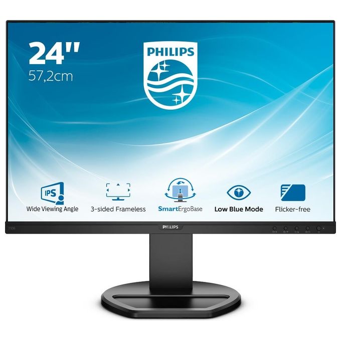 Philips Monitor Flat 22.5'' 230B8QJEB-00 1920x1200 Pixel Tempo di risposta 5 ms