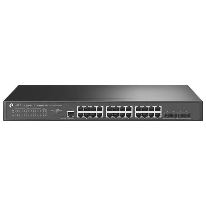 TP-Link SG3428X-M2 Omada Switch Gestito L2+ 24 porte 2.5G 4 slot SFP+ 10G 1U colore Nero