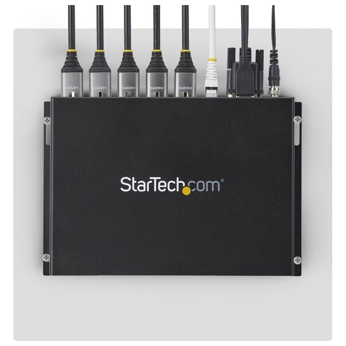 StarTech.com ST124HDVW Controller per video wall 2x2 4K 60Hz HDMI 2.0 1 ingresso 4 uscite colore Nero