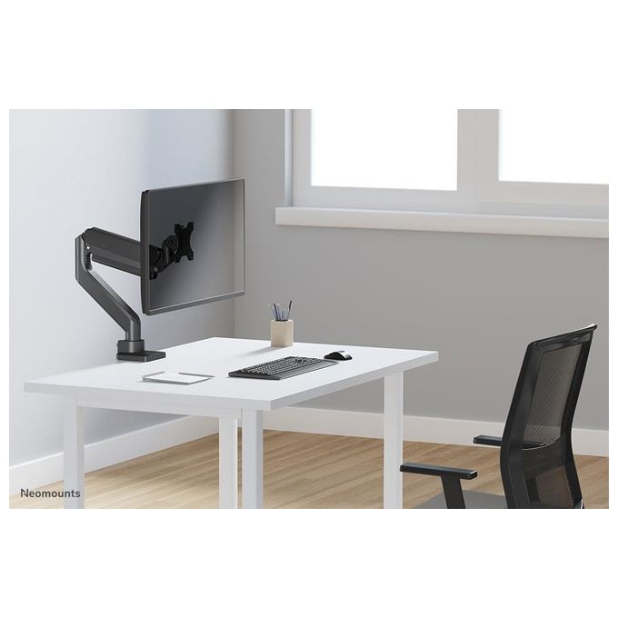 Neomounts 14793741000 NEXT Core Braccio porta-monitor full motion 17-42'' 15 Kg VESA 75x75 100x100 mm molla a gas rotazione 360° colore Nero