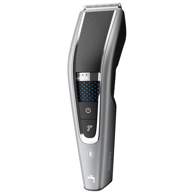 Philips HC5650-15 Serie 5000 Tagliacapelli 28 lunghezze 0,5-28 mm DualCut Trim-n-Flow autonomia 90 min colore Nero Argento