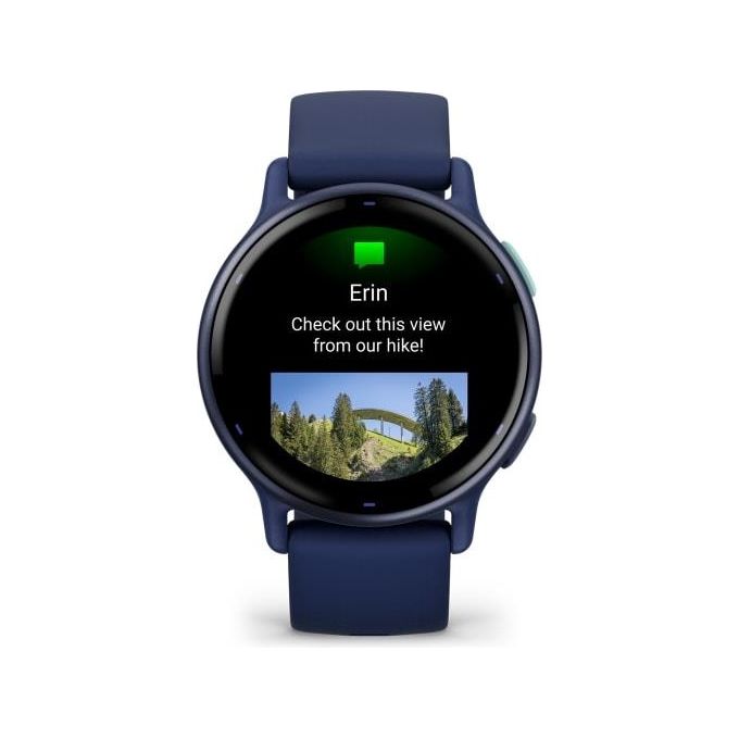 Garmin 010-02862-12 Vivoactive 5 Smartwatch GPS AMOLED 1,2'' 42mm Cardio 30+ Sport Body Battery Autonomia 11 giorni colore Blu