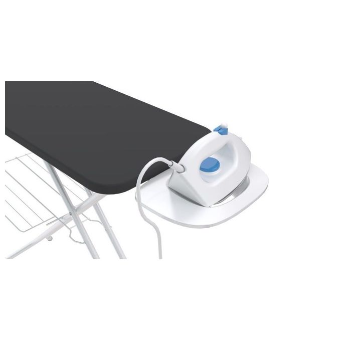 Colombo Asse da stiro PRATICA 120x40 regolabile in 6 posizioni di altezza, poggiaferro con silicone, griglia porta biancheria rinforzata