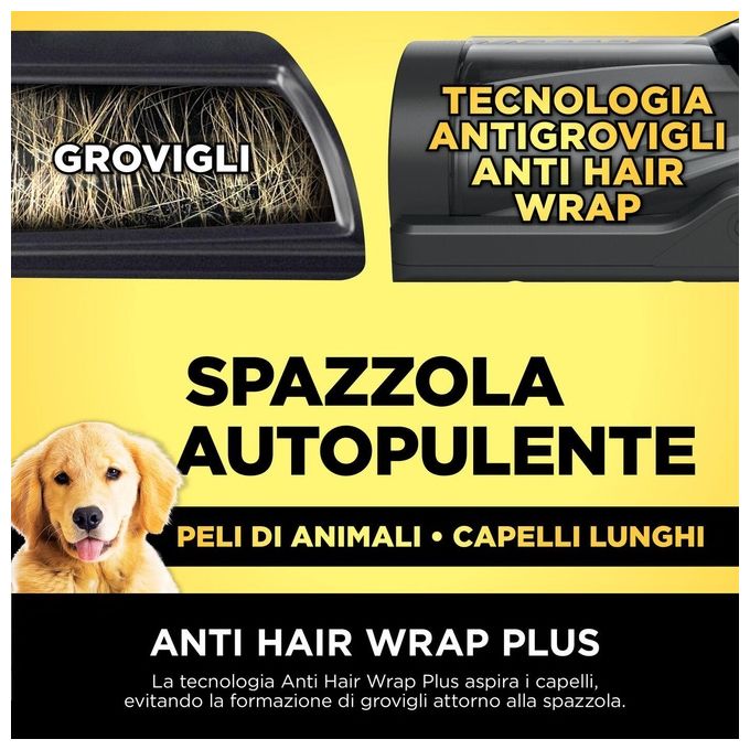 Shark IP3251EUT PowerDetect Aspirapolvere a Bastone 2 in 1 Senza Filo Autosvuotamento 0,7 L 70 min 380 W 86 dB colore Oro Grigio Viola