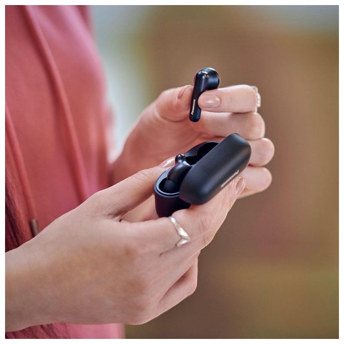 Panasonic RZ-B110WDE-K Auricolari TWS In-ear Bluetooth 5.3 con Microfono IPX4 Autonomia 26h USB-C colore Nero