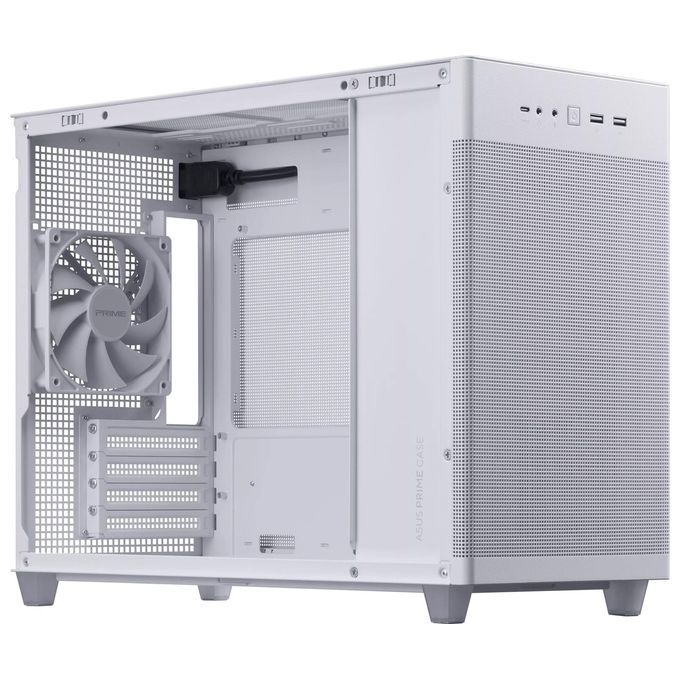 ASUS 90DC00G3-B39000 Prime AP201 Case MicroATX Supporto Radiatore 360 mm Scheda Grafica 338 mm Alimentatore ATX colore Bianco