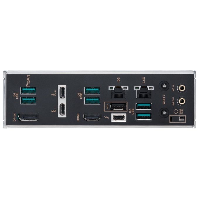 ASUS 90MB1JD0-M0EAY0 ProArt Z890-CREATOR WIFI Scheda Madre ATX Socket LGA 1851 DDR5 PCIe 5.0 5 Slot M.2 Thunderbolt 5 Wi-Fi 7 colore Nero