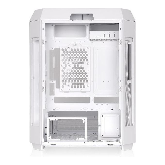 Thermaltake CA-1Z1-00M6WN-00 The Tower 600 Case PC Gaming Midi Tower ATX Vetro Temperato con Supporto Connettori Nascosti e Ventole Preinstallate colore Bianco