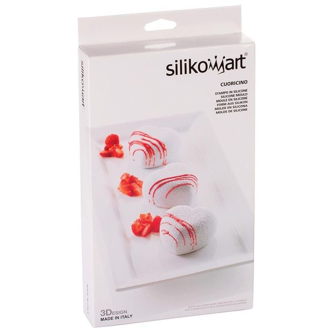 Silikomart Stampo Dolci Cuoricini 8 Forme