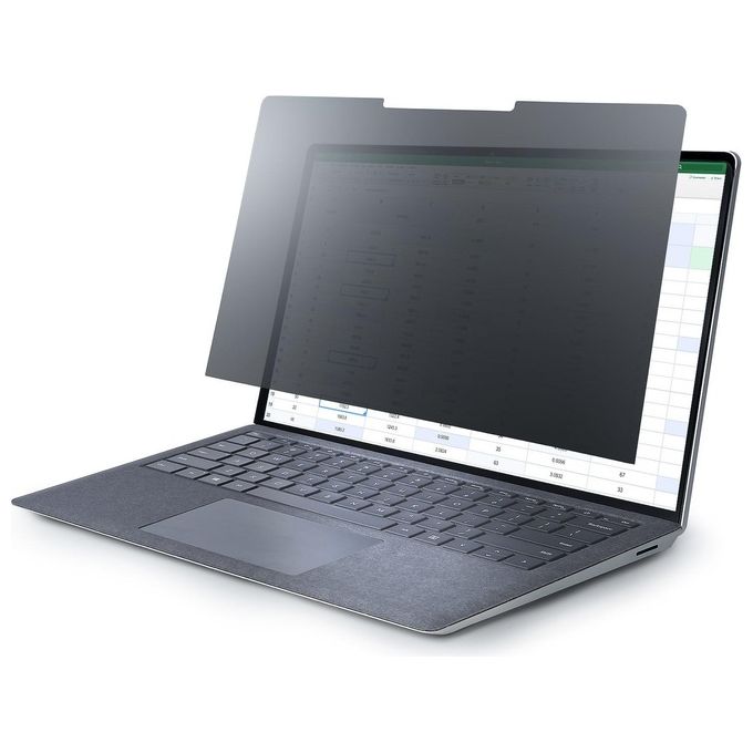 StarTech.com 135S-PRIVACY-SCREEN Filtro Privacy per Laptop Antiriflesso Riduzione Luce Blu 51% Finitura Opaca Angolo di Visione ±30° colore Nero