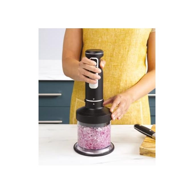 Ninja CI100EU Powerbase Frullatore ad Immersione 3 in 1 850 W 7 Velocita' Tritatutto 0,7 L colore Nero