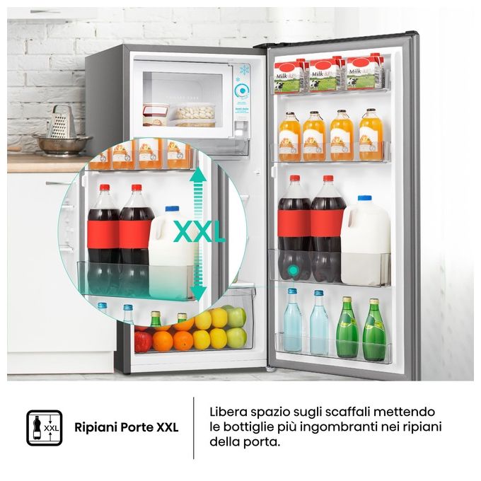 Hisense RR198D4ADE Frigorifero Monoporta Statico 151 L 107,9 cm Classe E 36 dB Libera Installazione colore Silver