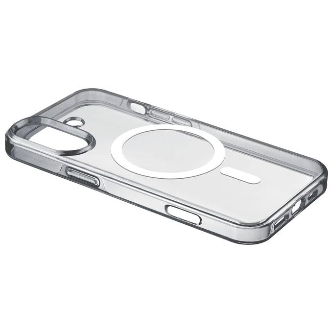 Cellularline GLOSSMAGIPH16MAXT Gloss Mag Cover per iPhone 16 Plus 6.7'' con Magneti MagSafe e Ricarica Wireless Compatibile colore Trasparente