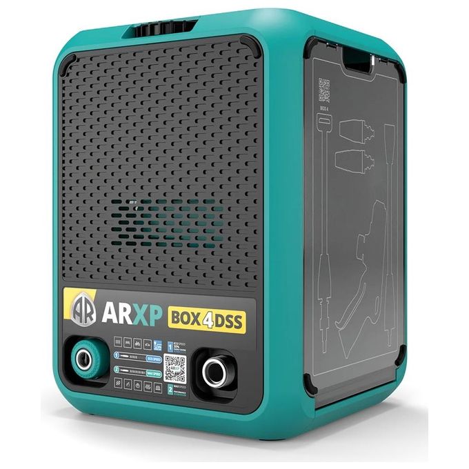 Annovi Reverberi ARXP BOX4 180DSS Idropulitrice Elettrica Compatta 180 bar 500 l-h 2500 W con Dual Speed System colore Nero Verde